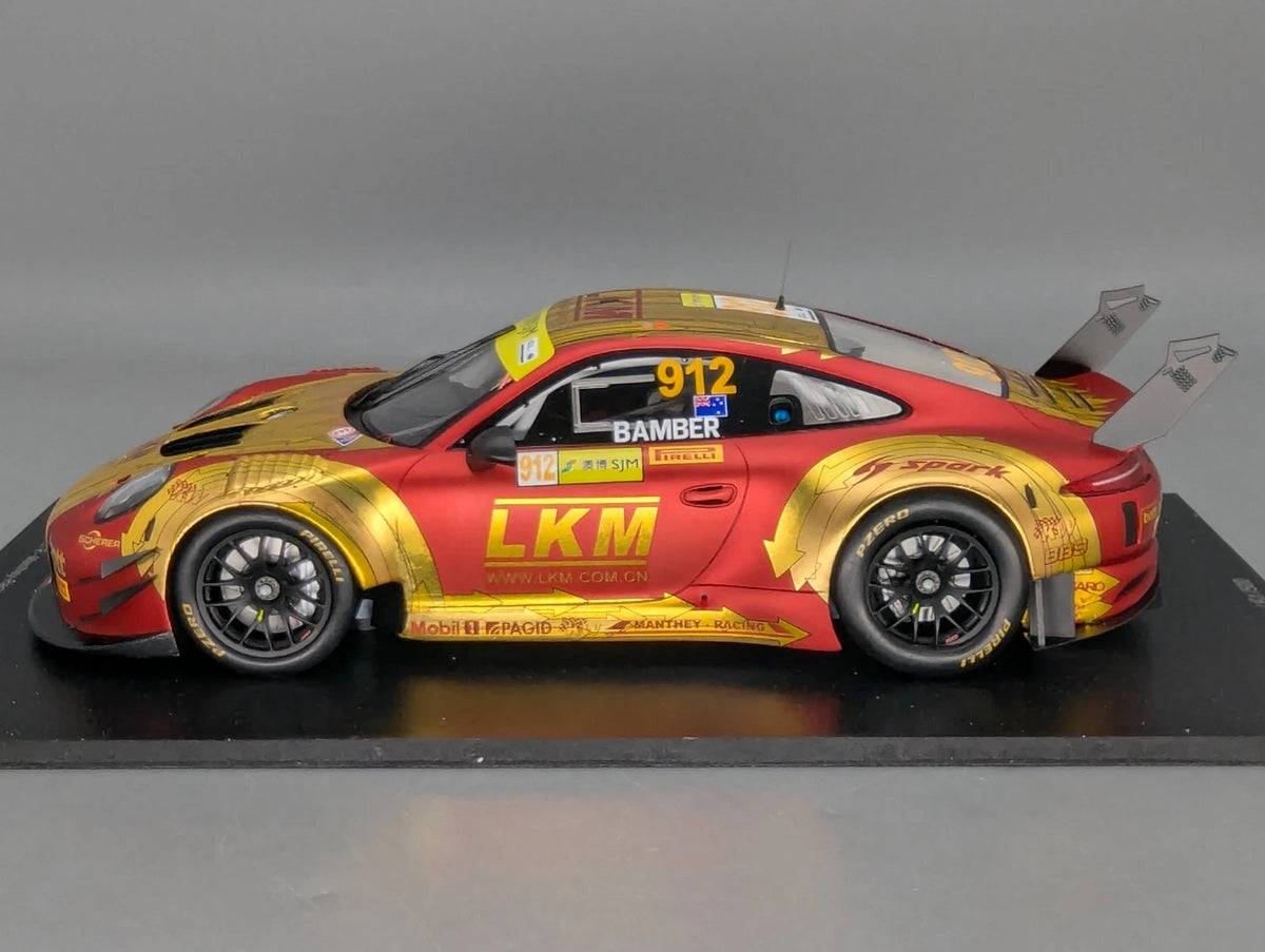 Modellautos 1:18 Spark Porsche 911 GT3 R - FIA GT Macau 2018 #912 Bamber mit OVP
