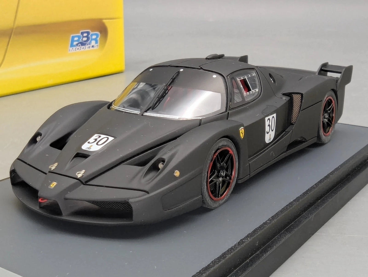 Modellautos 1:43 BBR Ferrari FXX  2006 Black Matt mit Vitrine OVP