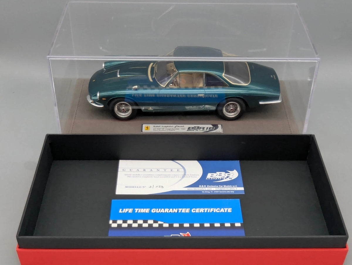 Modellautos 1:18 BBR Ferrari 500 Superfast SP 1964 Met. Grün 03/159 Stück OVP