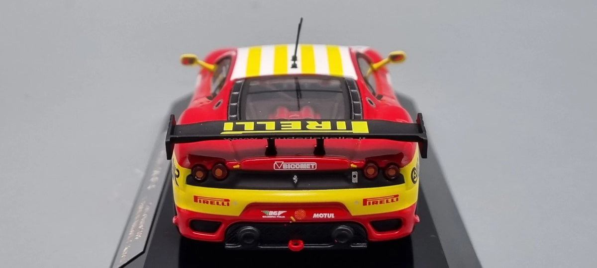 Modellautos 1:43 Bburago Racing Ferrari F430 GTC 24h Le Mans 2008 #97 OVP