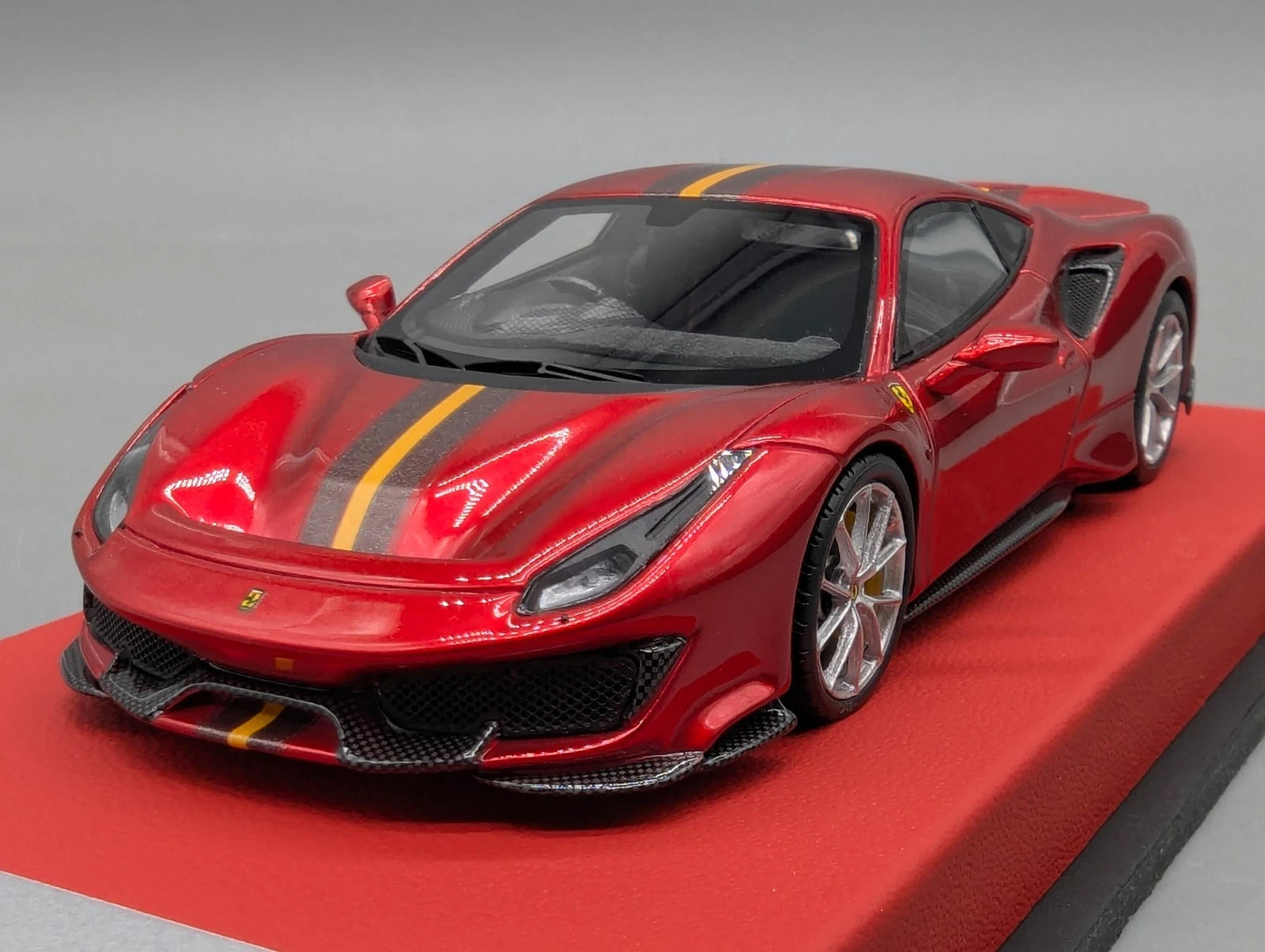Modellautos 1:43 BBR Concept43 Ferrari 488 Pista RHD 2020 Rosso Fuoco 01/20 OVP