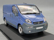 Modellautos 1:43 Minichamps Opel Vivaro Blau mit Dealer OVP