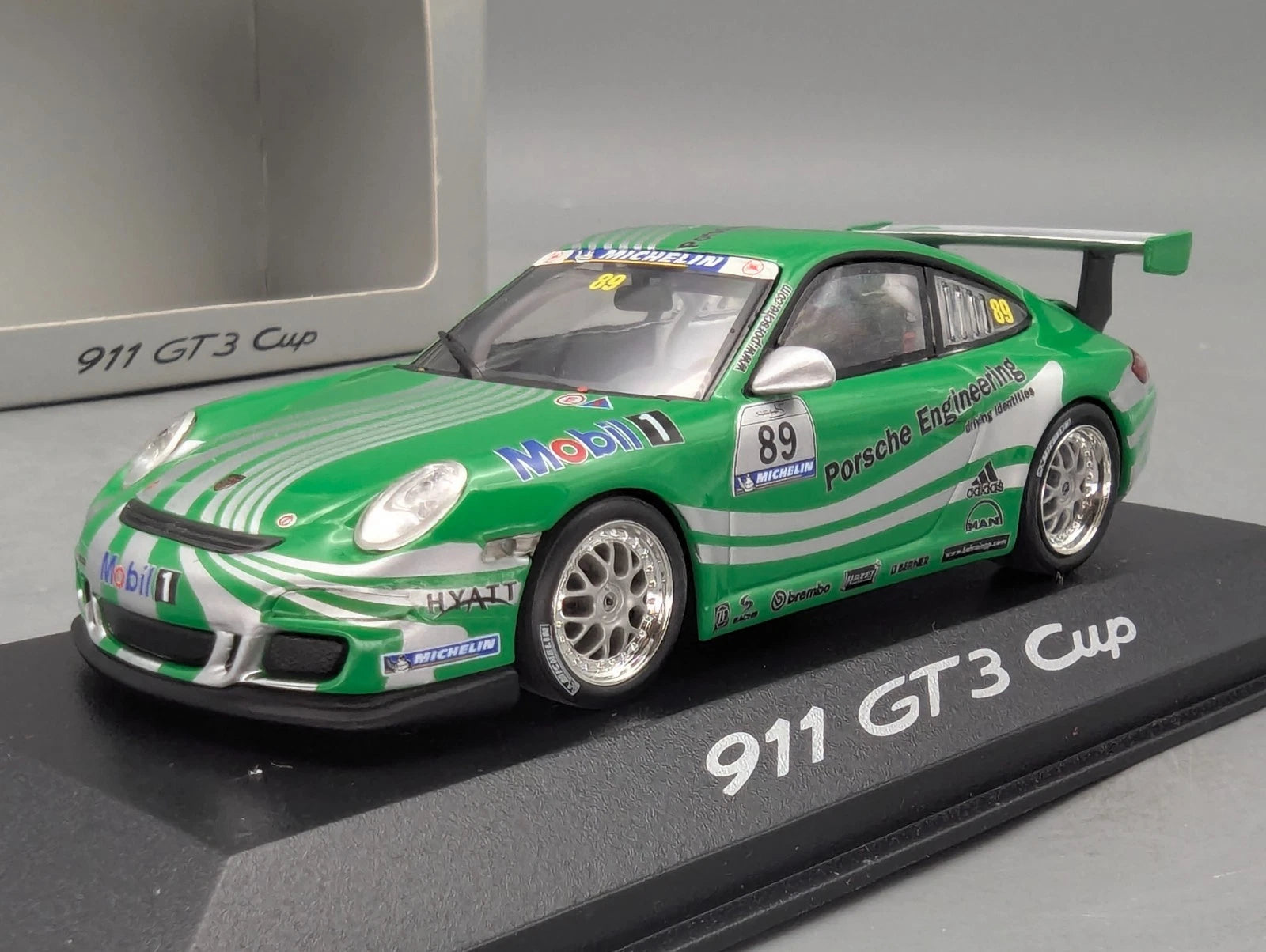 Modellautos 1:43 Minichamps Porsche 911 996 GT3 Cup Supercup 2006 #89 VIP OVP