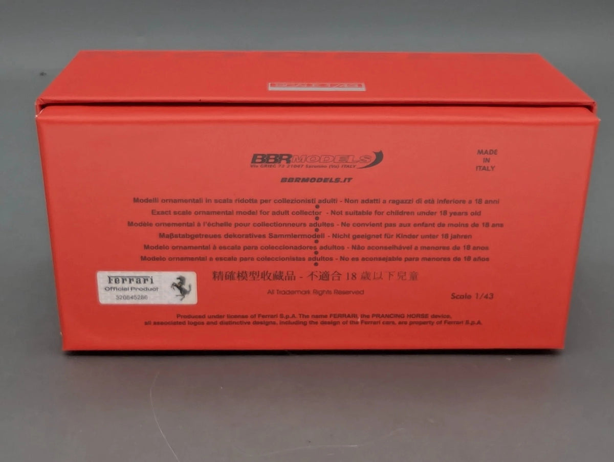 Modellautos 1:43 BBR Ferrari 250 GT Pininfarina Cabrio 1960 S/N 1475GT 01/20 OVP