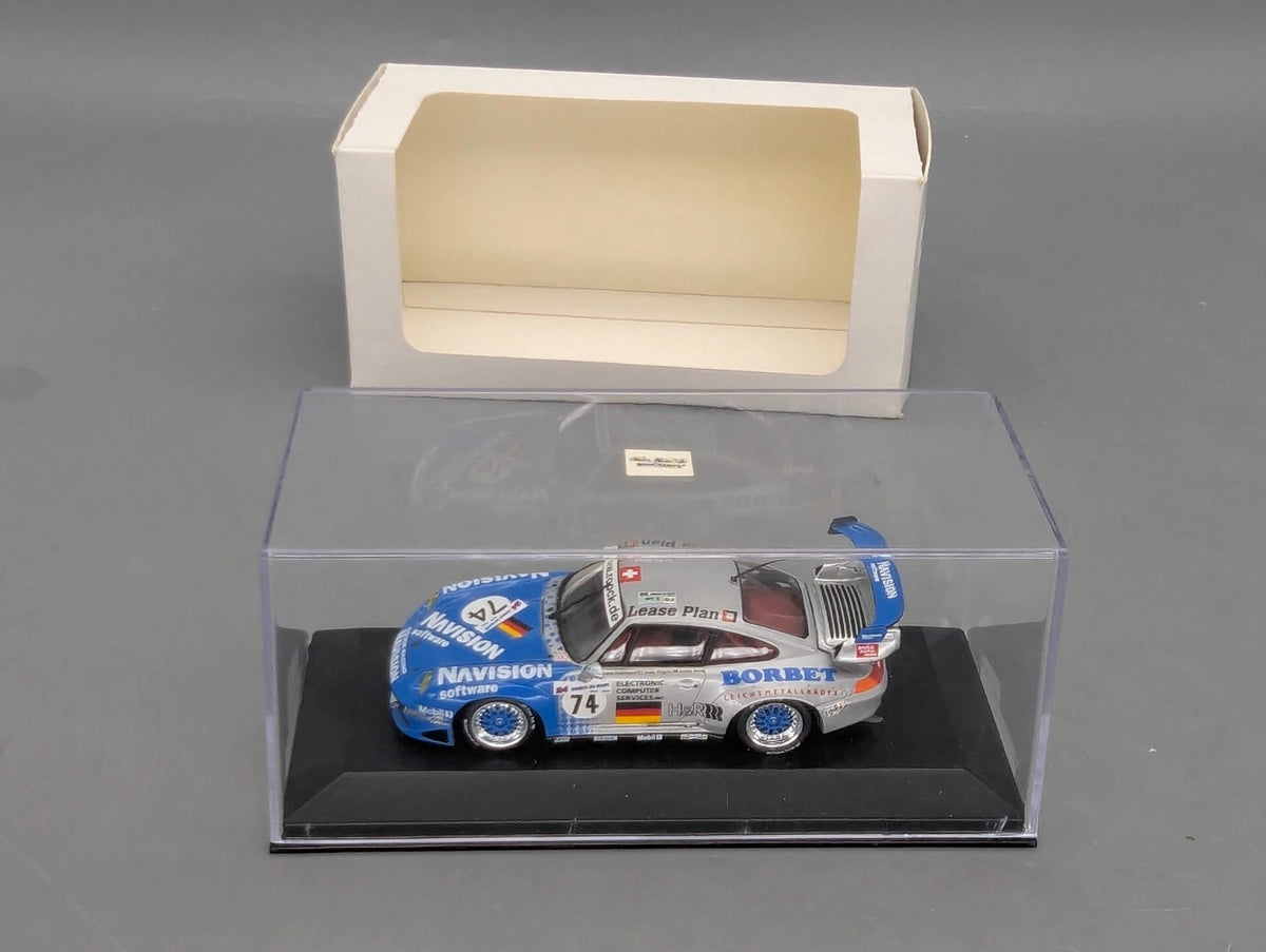 Modellautos 1:43 Minichamps Porsche 911 GT2 24h Le Mans 1997 #74 neutrale OVP