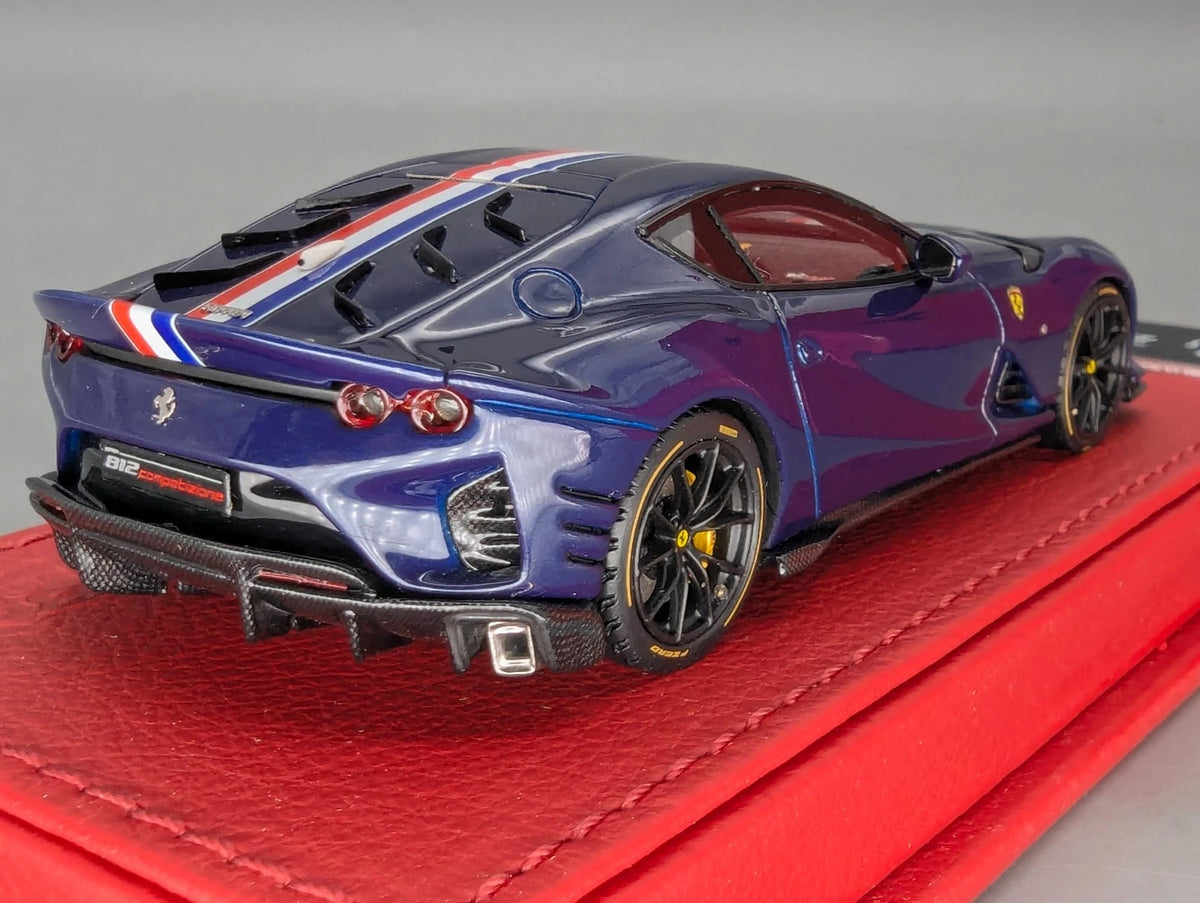 Modellautos 1:43 BBR Deluxe Calsito Ferrari 812 Competizione Blue Ltd 02/30 OVP