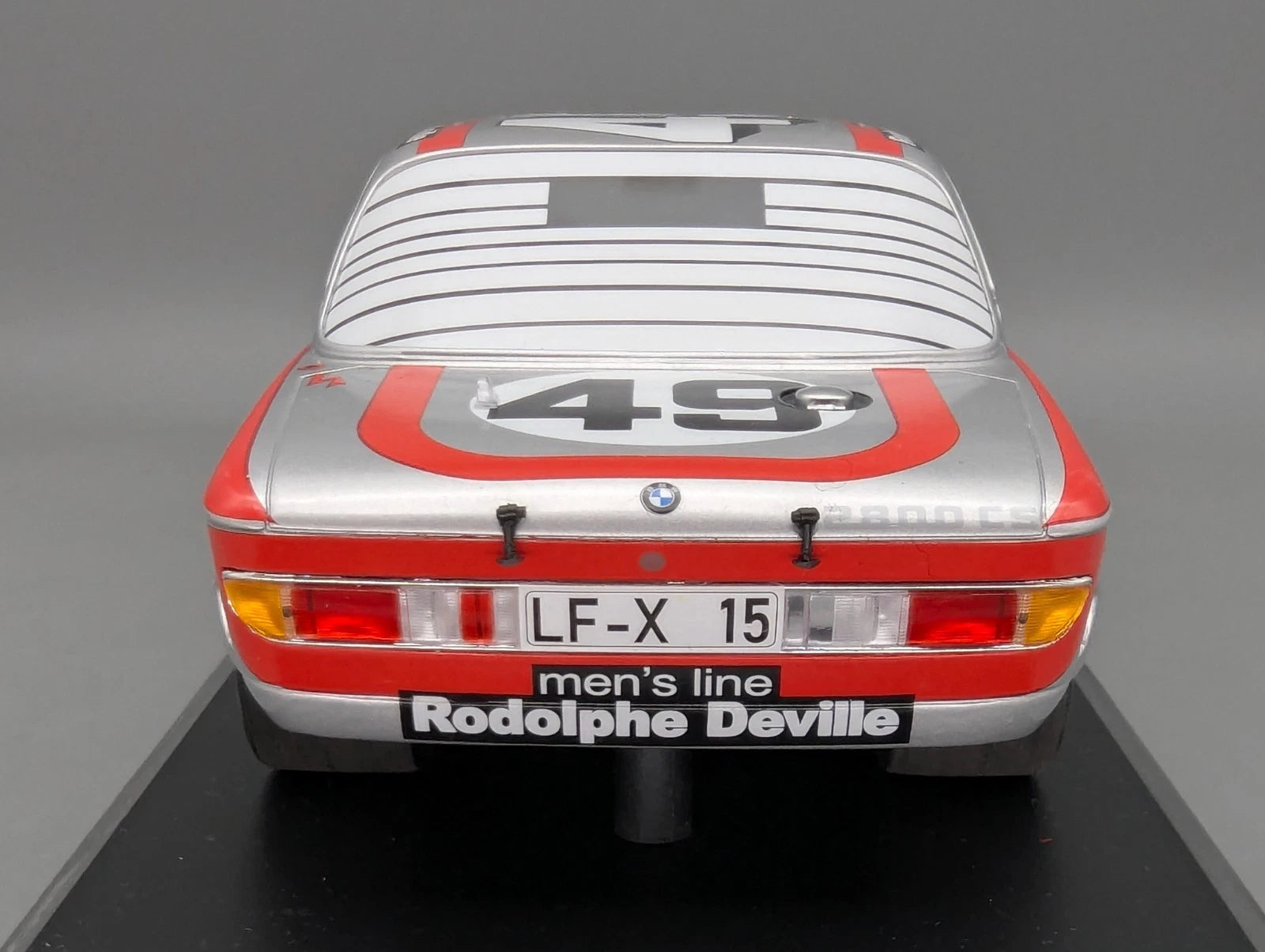 Modellautos 1:18 Minichamps BMW 2800 CS 24h Spa 1972 #49 Herzog + Heyer mit OVP