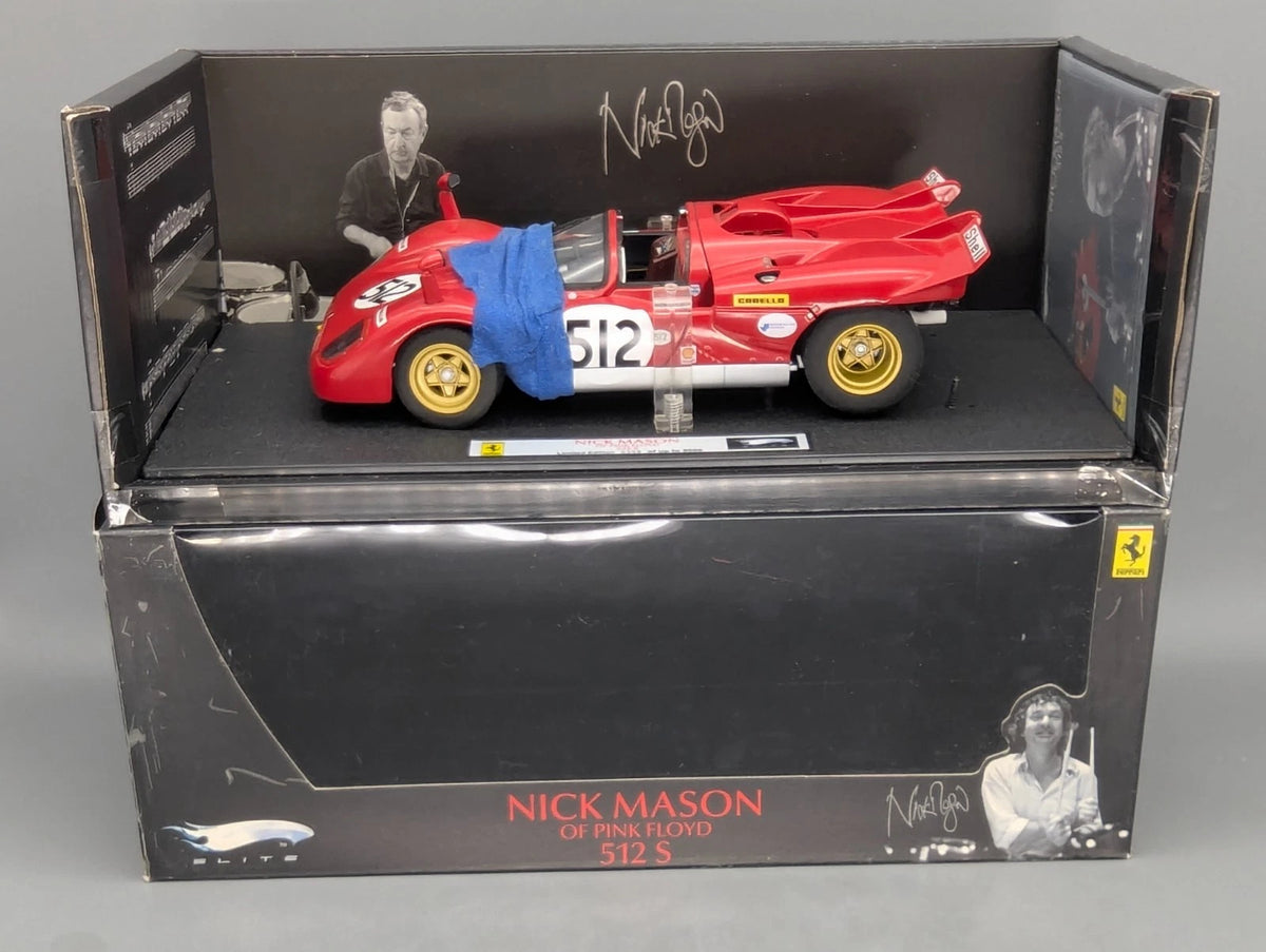 Modellautos 1:18 Hot Wheels Elite Ferrari 512 S Owner Nick Mason Pink Floyd OVP