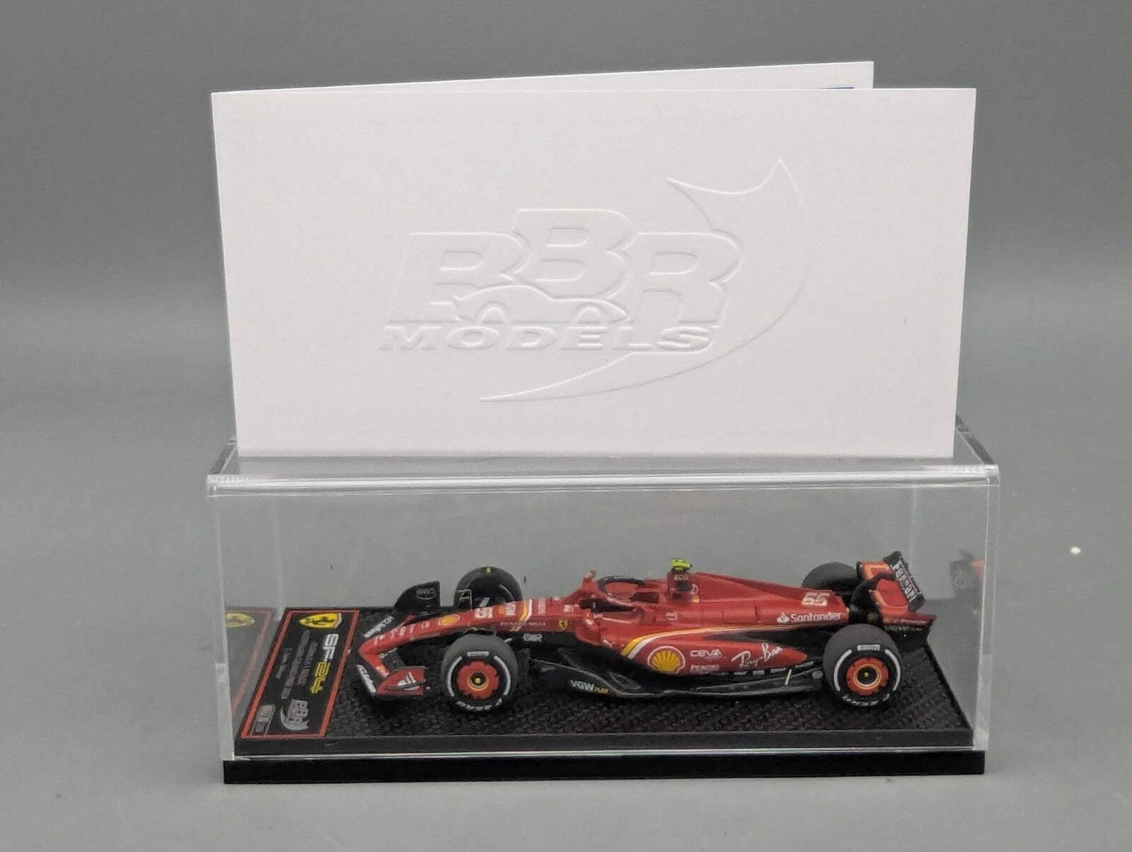 Modellautos  1:43 BBR Concept43 Ferrari SF-24 WINNER GP AUS 2024 #55 Sainz OVP