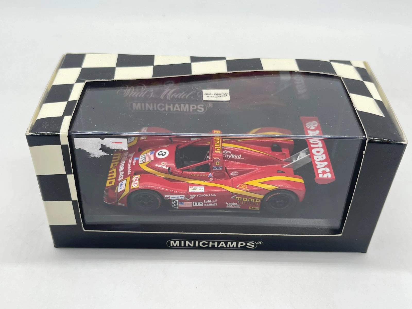 Modellautos 1:43 Minichamps Ferrari 333 SP Le Mans 1998 #3 mit OVP