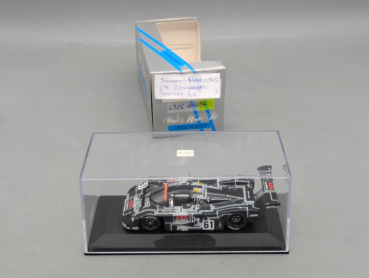 Modellauto 1:43 Minichamps Sauber Mercedes C9  #61 Mass u. A. mit OVP