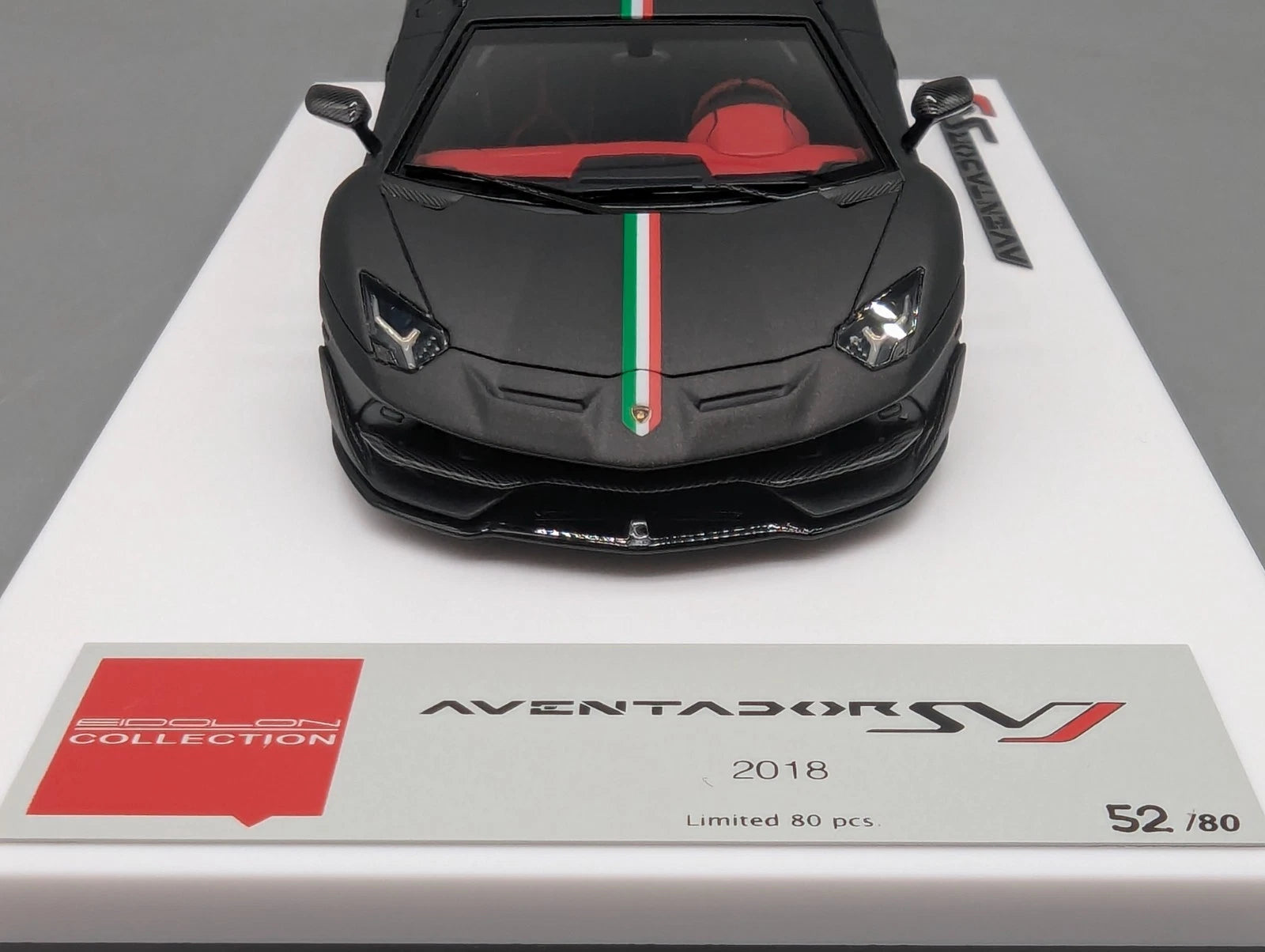 Eidolon Make Up 1:43 Lamborghini Aventador SVJ 2018 Limited 52/80 Matte Gray OVP