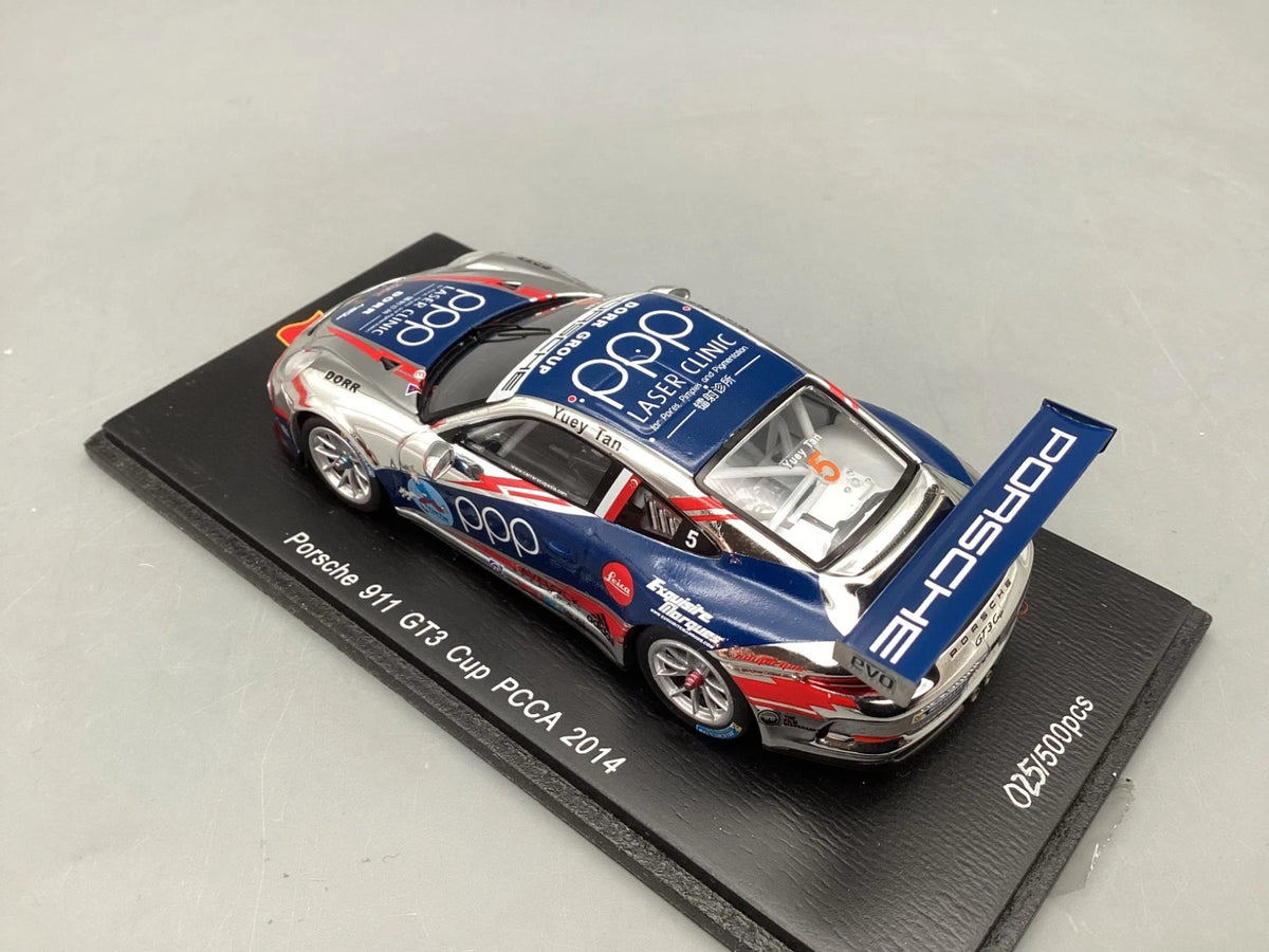 Modellautos 1:43 Spark Porsche 911 GT3 Cup PCCA 2014 limitiert mit OVP