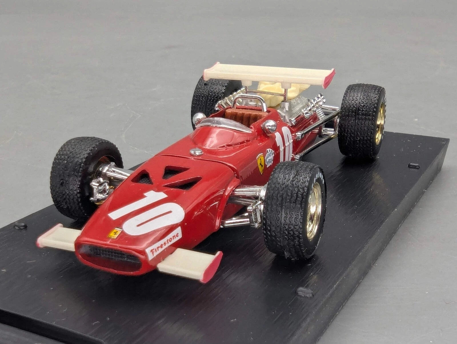 Modellautos 1:43 Brumm Ferrari 312 F.1  GP Italia 1969 #10 Pedro Rodriguez OVP