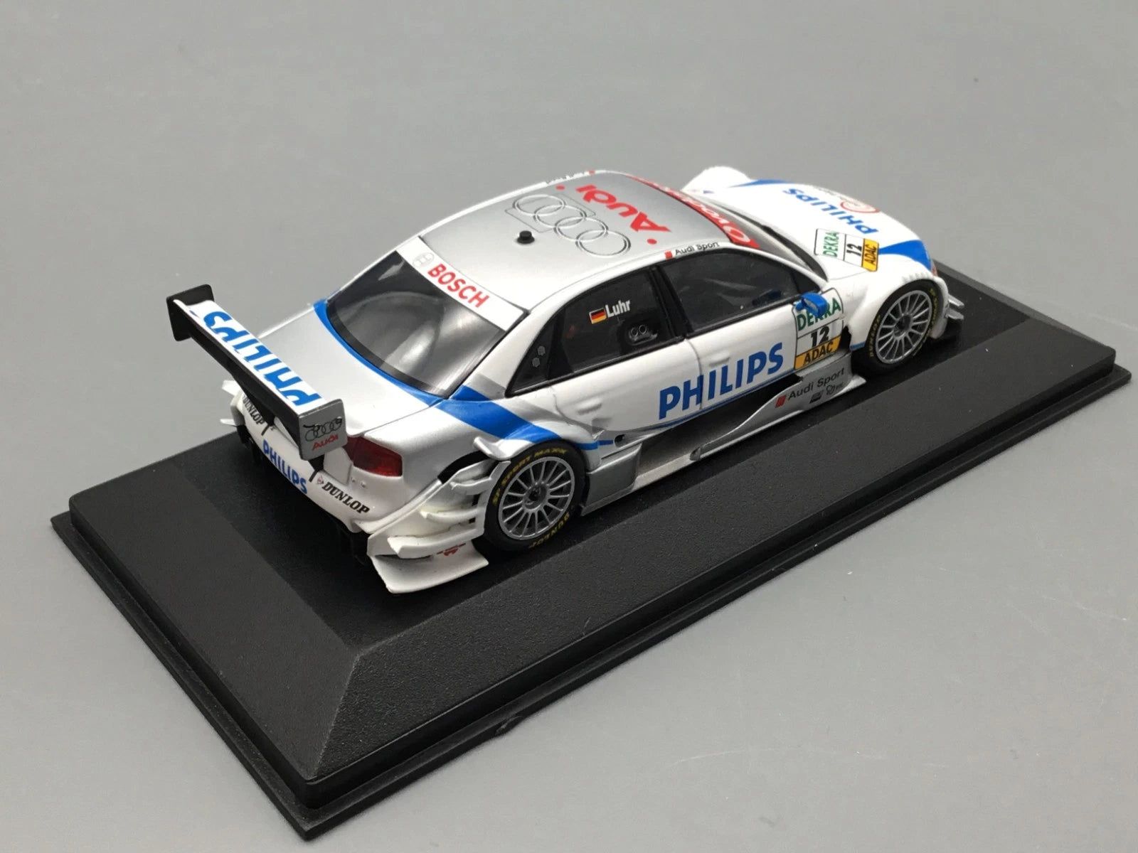 Modellautos 1:43 Minichamps Audi A4 DTM 2007 Lucas Luhr #12 in OVP