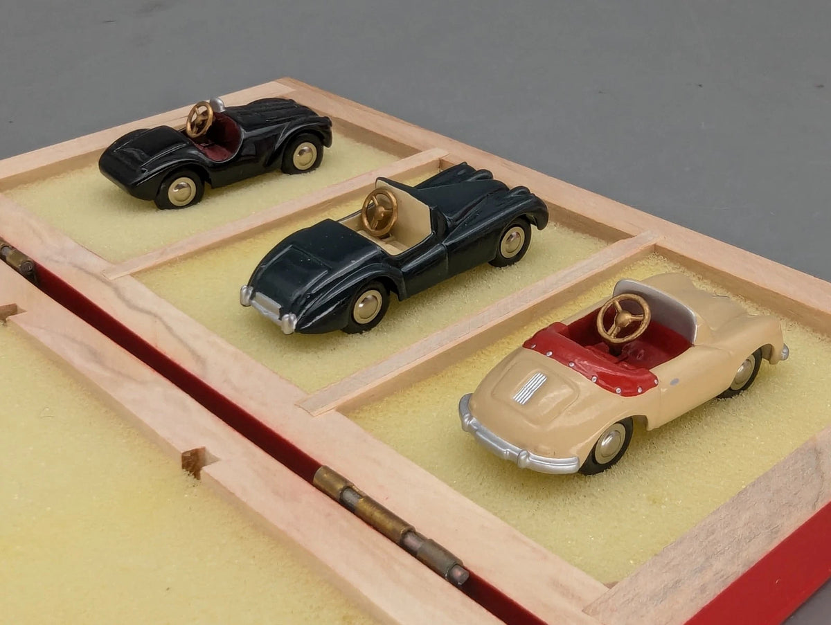 Modellautos 1:90 Schuco Piccolo-Set 1999 3-teilig Porsche Jaguar Ferrari OVP