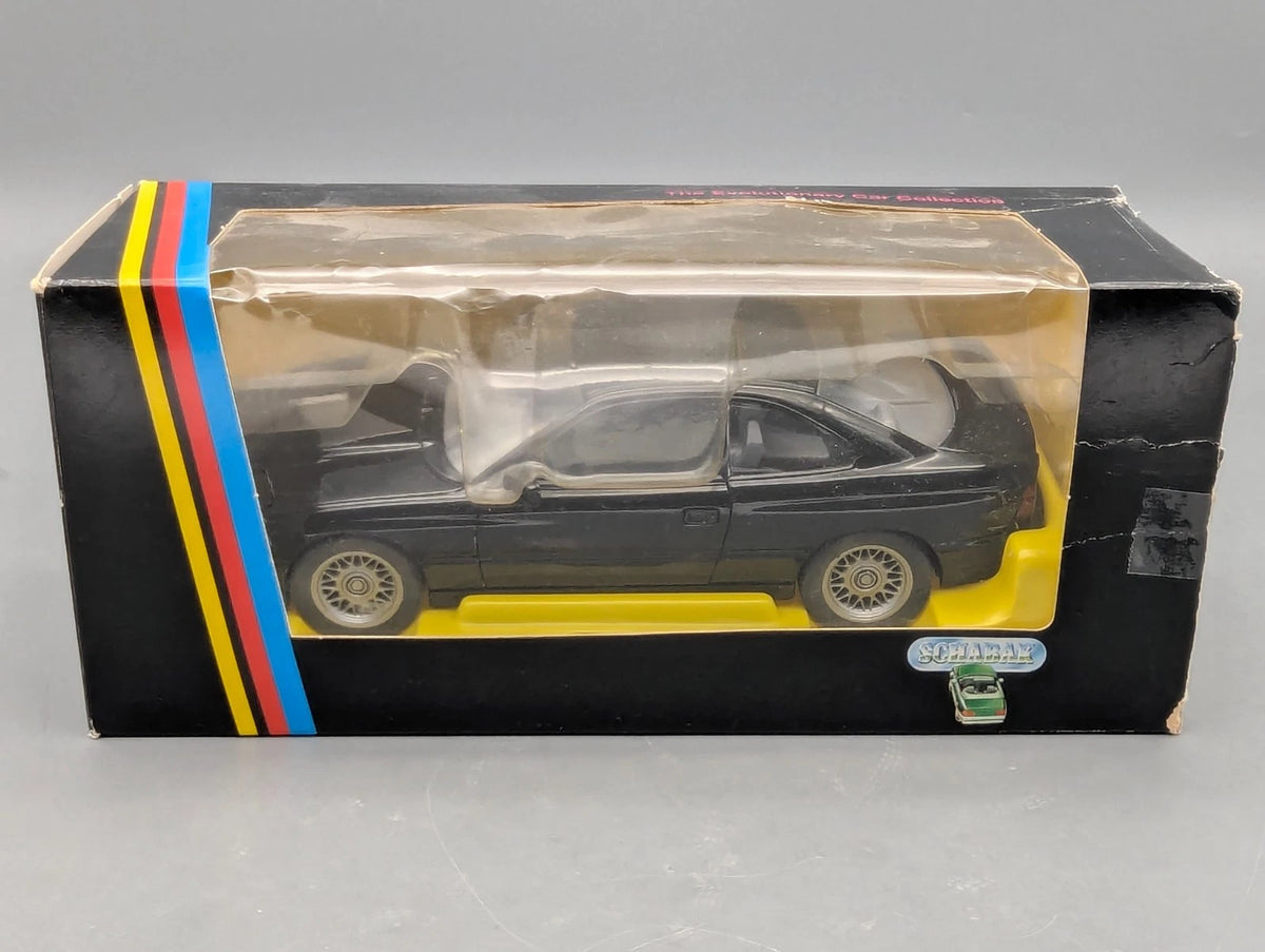 Modellautos 1:24 Schabak BMW 850i Schwarz mit OVP