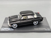 Modellautos 1:43 Ixo für Eaglemoss Opel Collection Kapitän '54 mit Vitrine