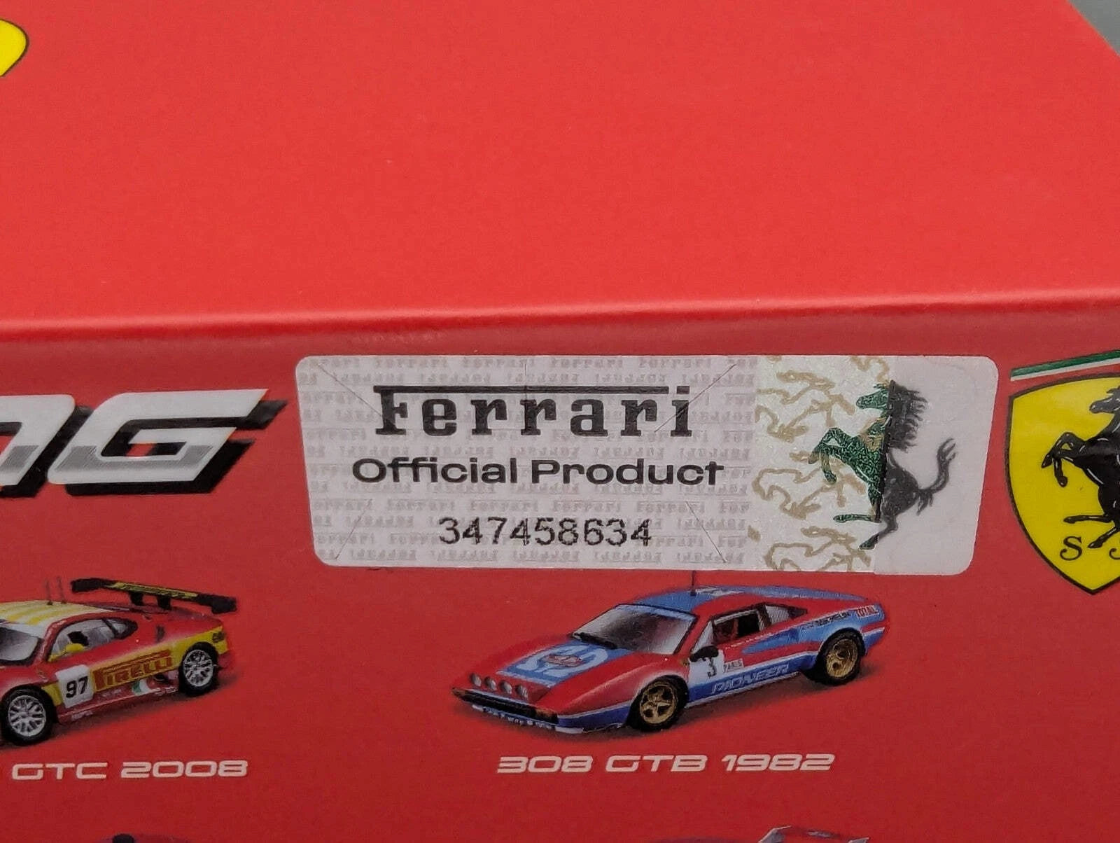 Modellautos 1:43 Bburago Racing Ferrari F430 GTC 24h Le Mans 2008 #97 OVP