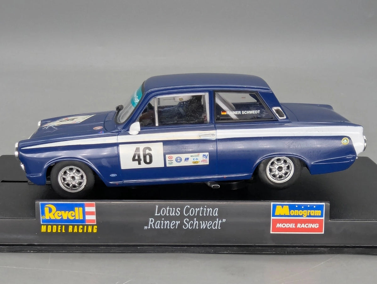 Modellautos Slotcar 1:32 Revell Lotus Cortina #46 Rainer Schwedt mit OVP
