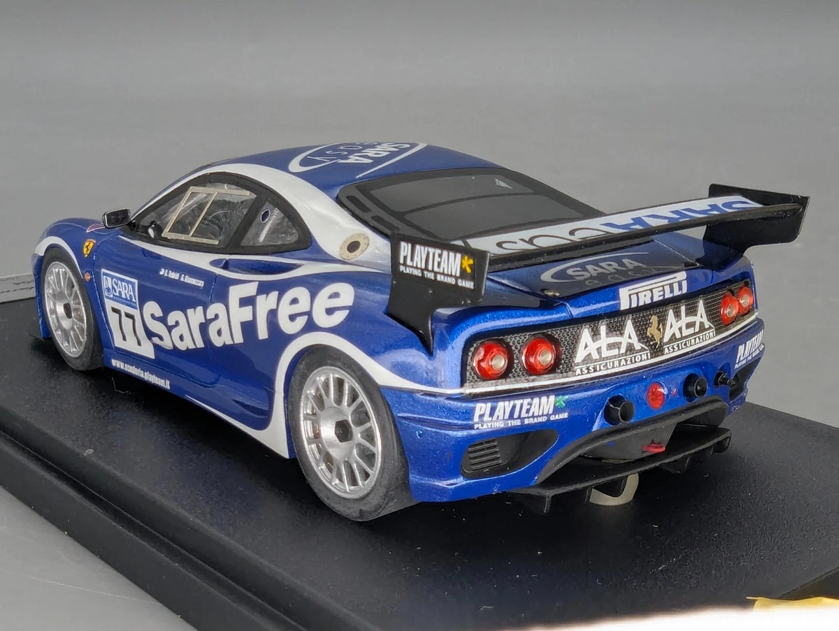 Modellautos 1:43 BBR Ferrari 360 Modena N/GT 2004 Ltd 20/50 #77 OVP