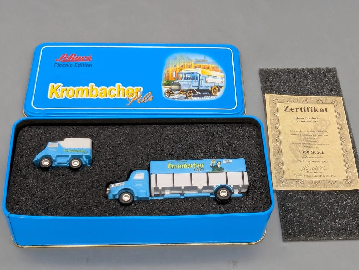 Modellautos 1:90 Schuco Piccolo Krombacher-Set 2003 2-tlg Set mit OVP