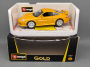 Modellautos 1:18 Bburago Gold Edition Porsche 911 GT3 Straße Gelb mit OVP