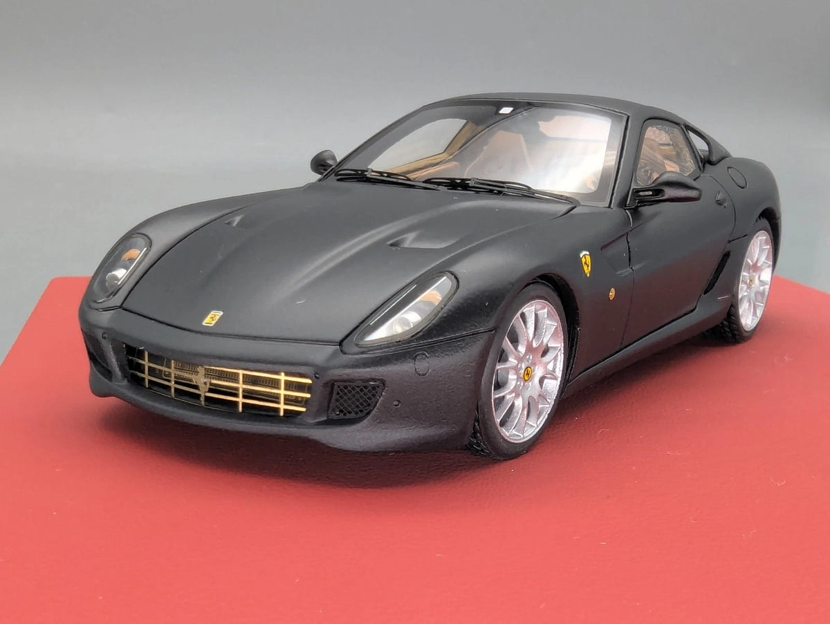 Modellautos 1:43 BBR Calsito Ferrari 599 GTB Fiorano Matt Schwarz Ltd 17/20 OVP