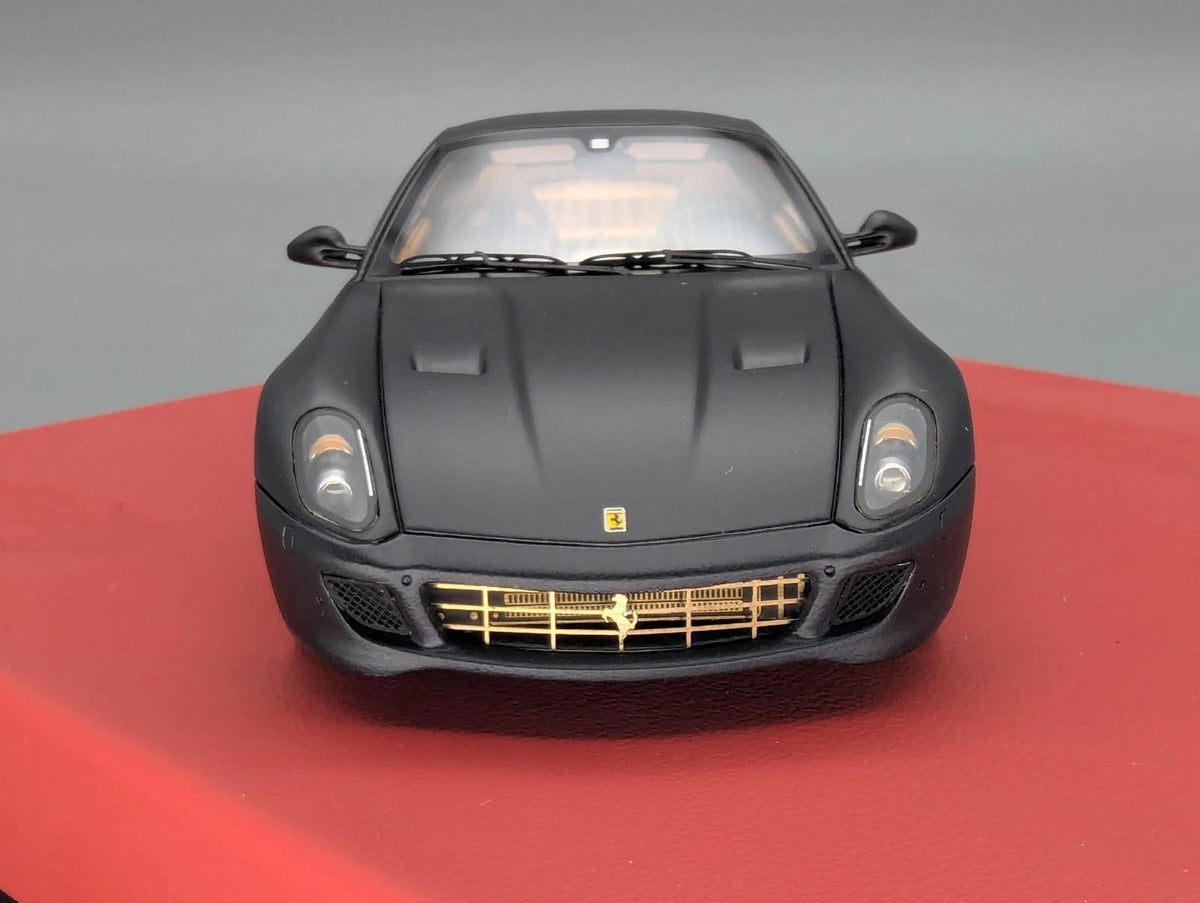 Modellautos 1:43 BBR Calsito Ferrari 599 GTB Fiorano Matt Schwarz Ltd 17/20 OVP