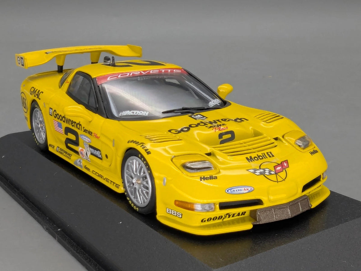 Modellautos 1:43 Action Chevrolet Corvette C5-R GTS 24h Daytona 2001 #2 mit OVP