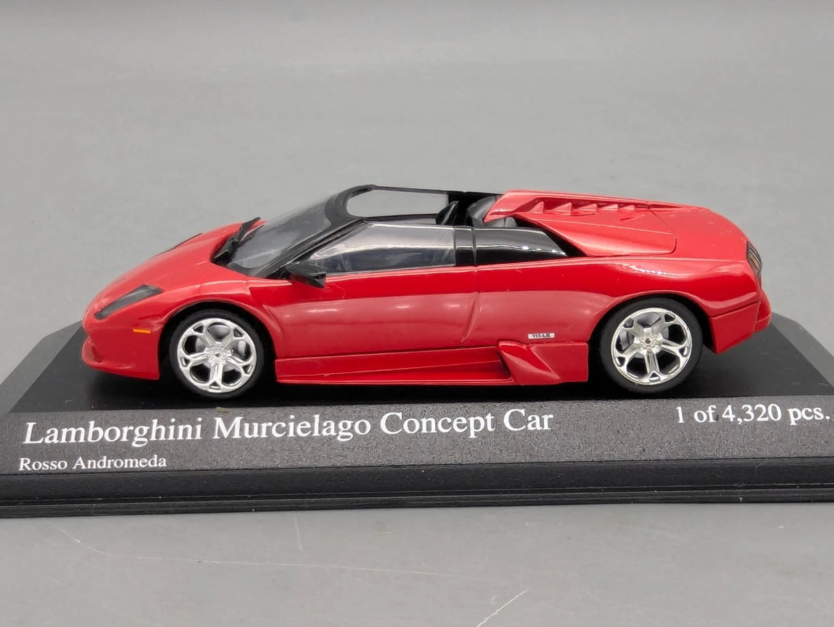Modellautos 1:43 Minichamps Lamborghini Murcielago Concept Car 2004 Rosso OVP