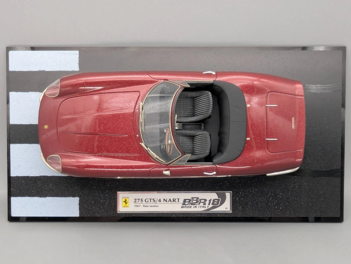 Modellautos 1:18 BBR Ferrari 275 GTS/4 Spider NART 1967 Rain Version 02/02 OVP