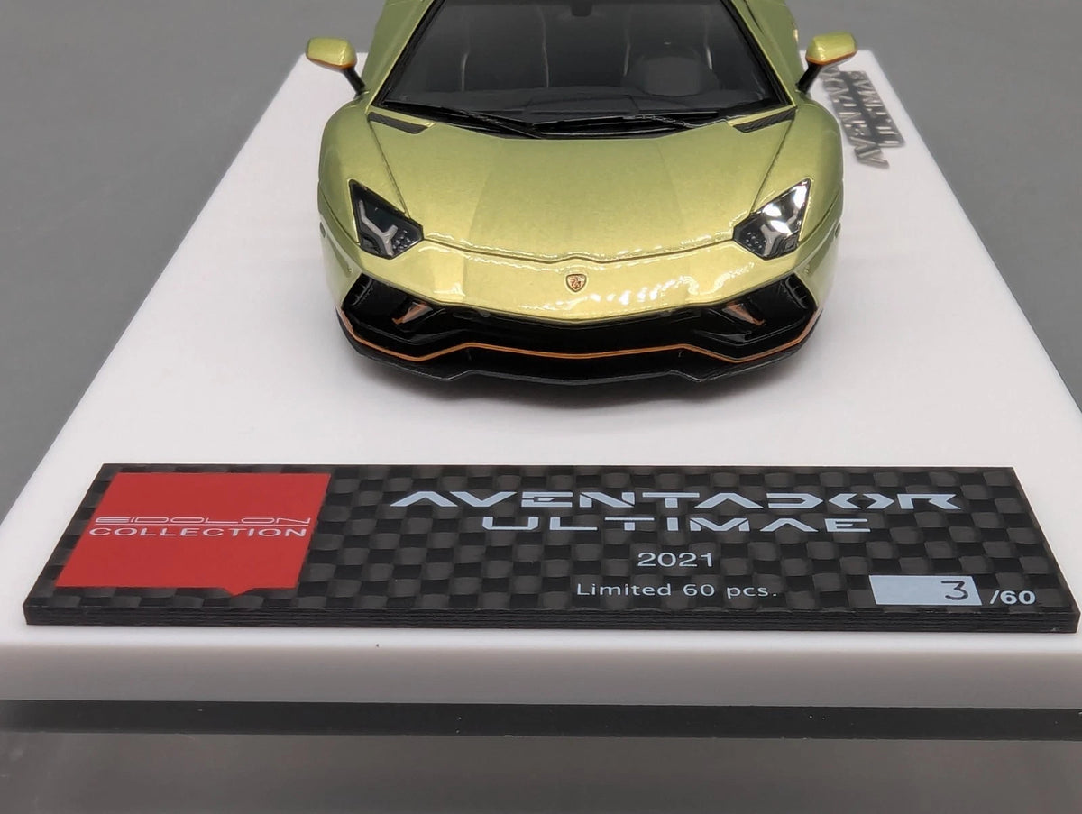 Eidolon Make Up 1:43 Lamborghini Aventador LP780-4 Ultimae 2021 Grün 03/60 OVP