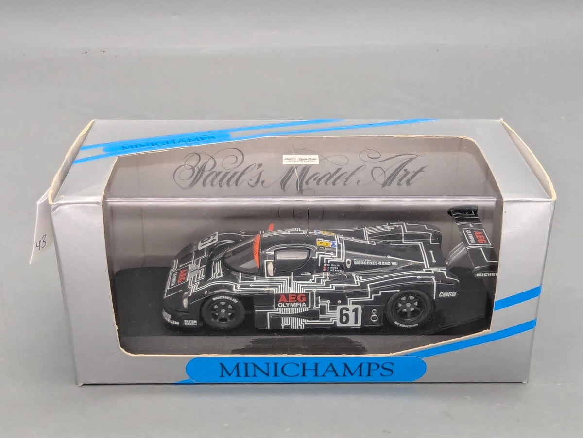 Modellauto 1:43 Minichamps Sauber Mercedes C9  #61 Mass u. A. mit OVP