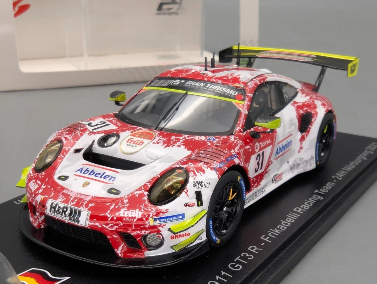 Modellautos 1:43 Spark SG782 Porsche 911 GT3 R 24H Nürburgring 2021 #31 OVP