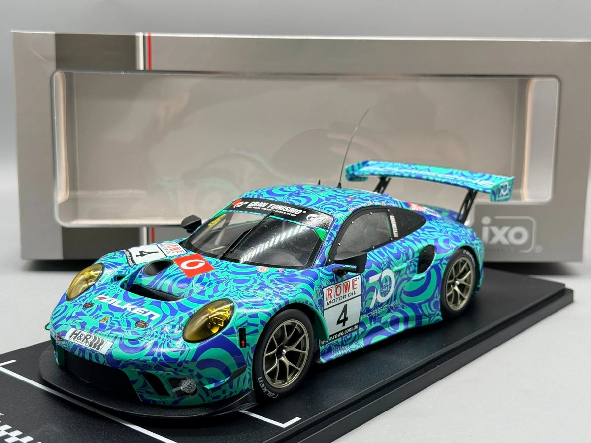 Modellautos 1:18 Ixo Porsche 911 GT3 R #4 VLN 7 Nürburgring 2018 mit OVP