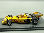 Modellautos 1:43 Spark Surtees TS16 NQ British GP 1976 mit OVP