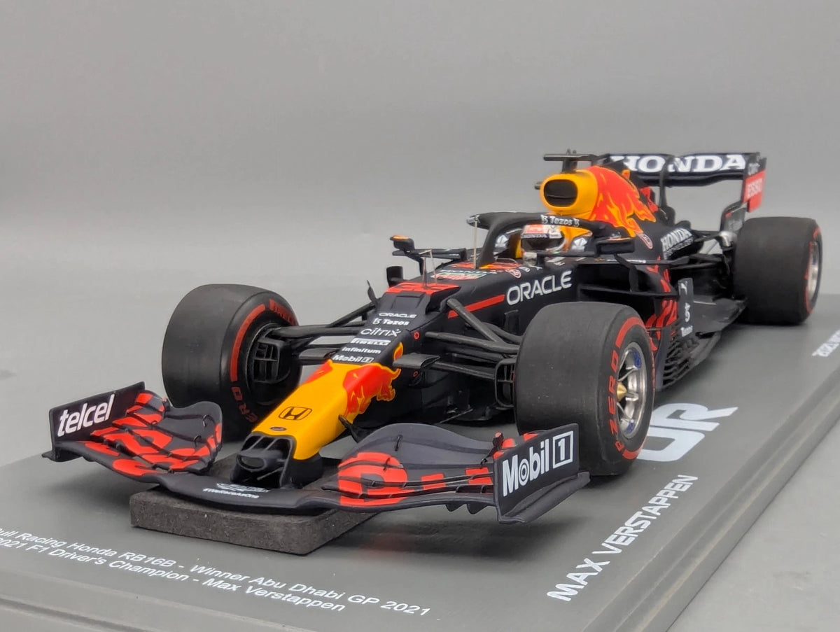 Modellautos 1:18 Spark Honda Red Bull RB16B WINNER Abu D 2021 #33 Verstappen OVP