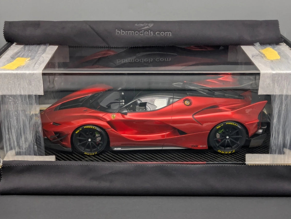 Modellautos 1:12 BBR Ferrari FXX-K EVO Gloss F1 2007B Red Ltd 00/10 Vitrine OVP