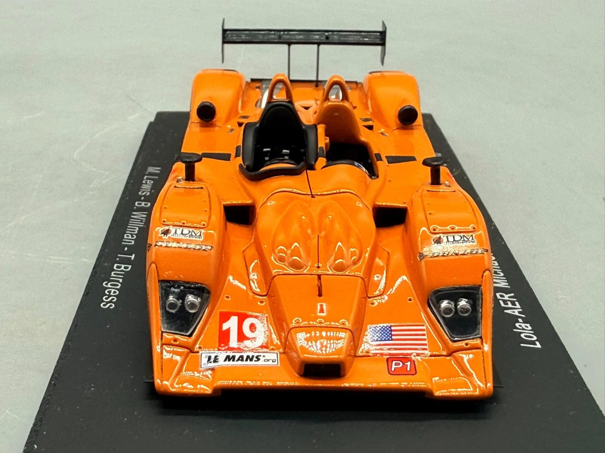 Modellautos 1:43 Spark Lola-AER Michael Lewis/autocon #19 LM 2010 mit OVP