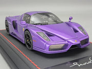 Modellautos 1:43 BBR Deluxe Calsito Ferrari Enzo Mica Violet Gloss Ltd 24/35 OVP
