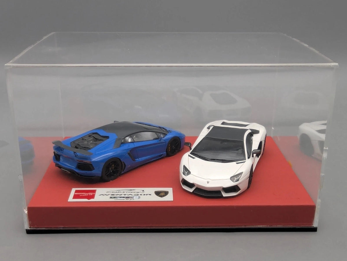 Eidolon Make Up 1:43 Lamborghini Aventador LP760-2 Blau und Weiß 2tlg Set OVP