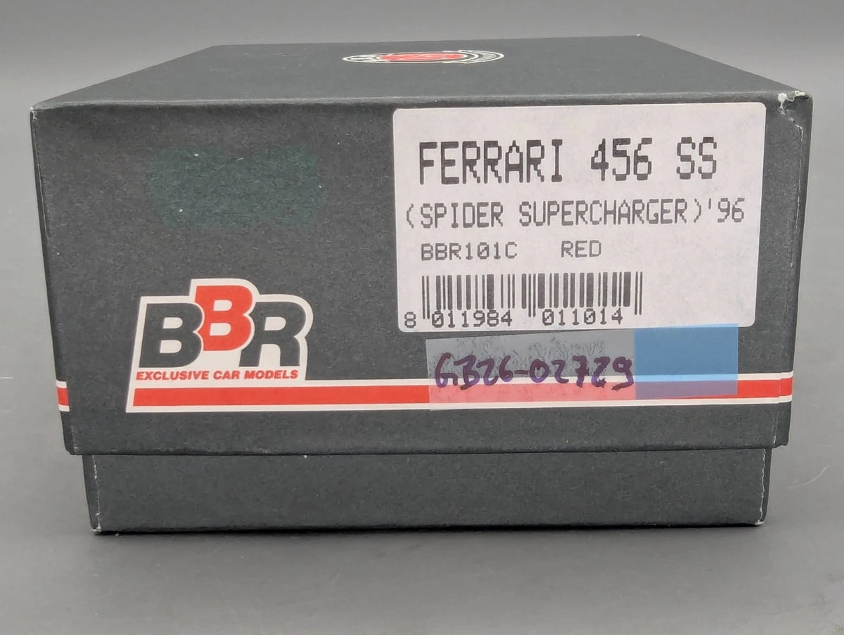 Modellautos 1:43 BBR Ferrari 456 SS Spider Supercharger 1996 Rot mit OVP