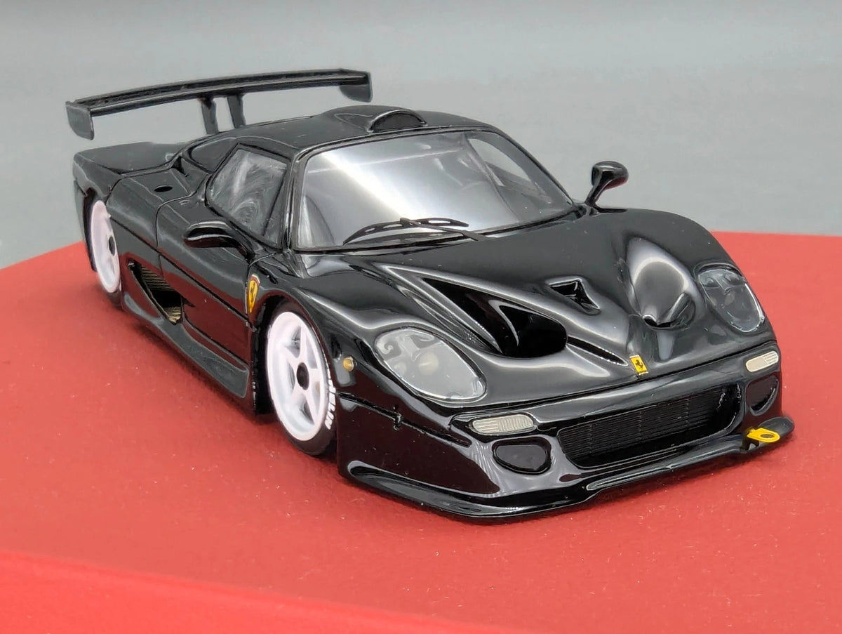 Modellautos 1:43 BBR Ferrari F50 Gloss Black Ltd 15/20 Medium Base Vitrine OVP