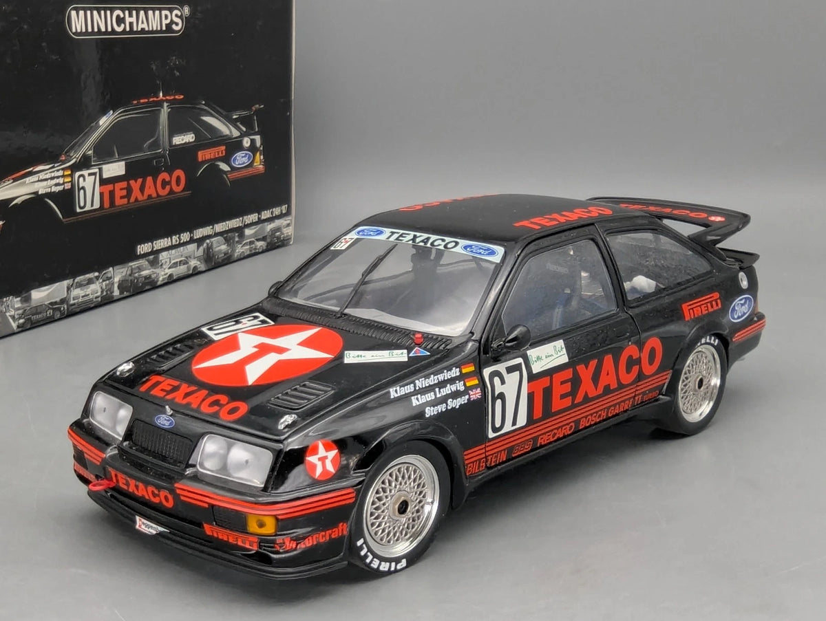 Modellautos 1:18 Minichamps Ford Sierra RS 500 WINNER ADAC 24H 87 #67 Ludwig OVP