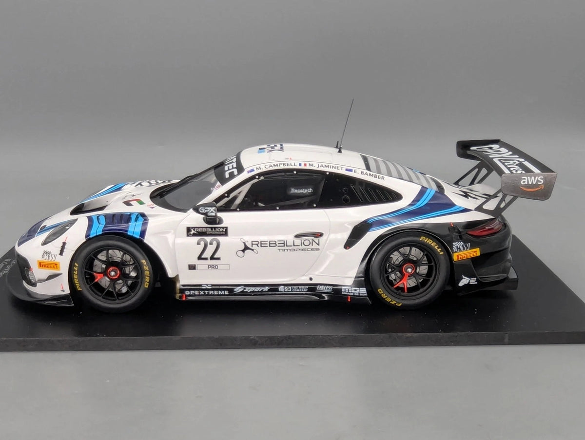 Modellautos 1:18 Spark 18SP129 Porsche 911 GT3 R WINNER 1000km 2021 #22 mit OVP