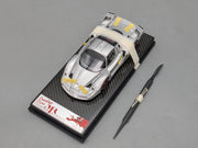 Modellautos 1:43 MR Ferrari FXX mit Open Door Funktion 55/100 Silber mit OVP
