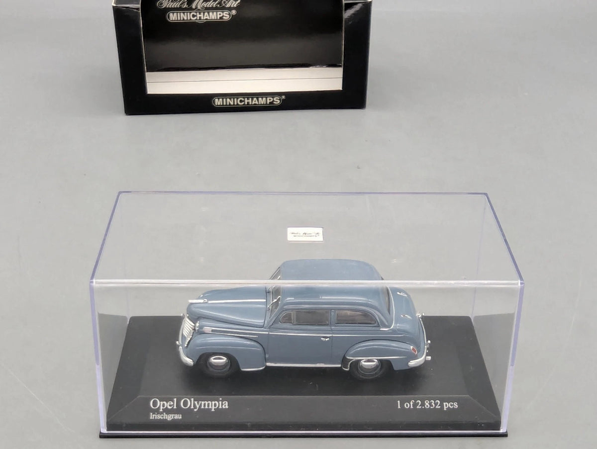 Modellautos 1:43 Minichamps Opel Olympia 1952 Irischgrau mit OVP