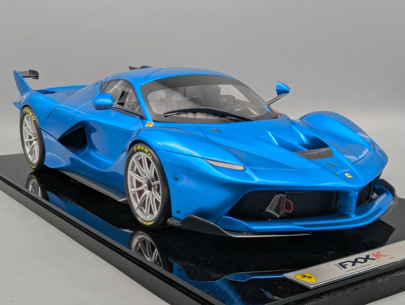 Modellautos 1:12 BBR Ferrari FXX-K 2014 Gloss Blue Emperor UNIKAT Ltd 01/01 OVP