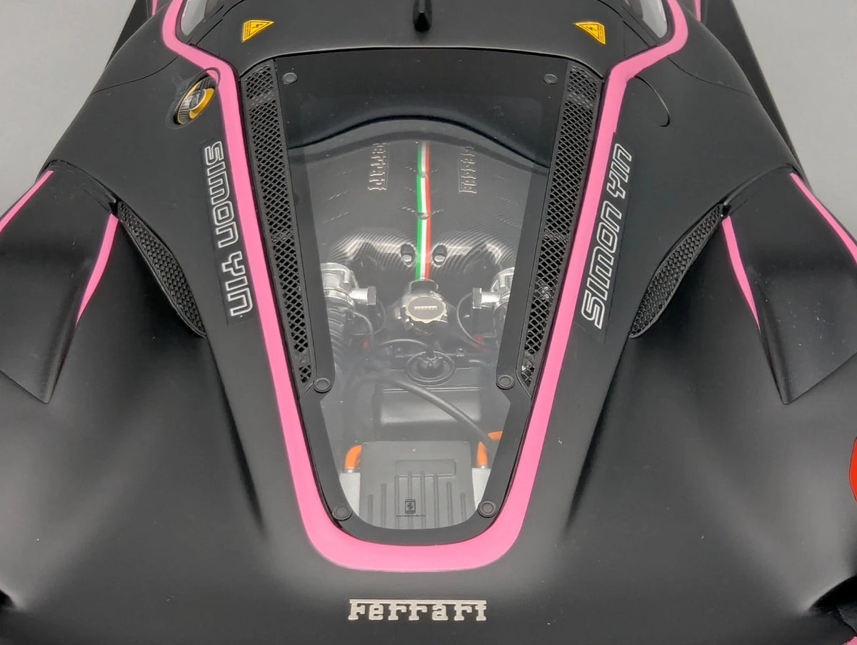 Modellautos 1:12 BBR Ferrari FXX-K Car #6 Nero Matt Ltd 07/25 in Vitrine OVP